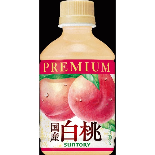 Suntory Premium Domestic White Peach P280ml [New Product Released 3/4] [This Month's Special Beverage] Backorder Item [Purchase Quantity: 24]