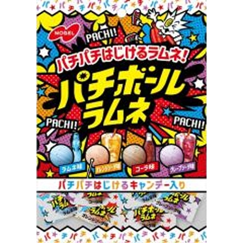 Nobel Pachi Ball Ramune Drink Assortment 60g 【New Product Released on 3/17】  【Purchase Quantity 6 pieces