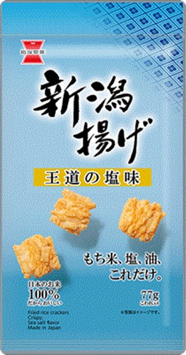 Iwatsuka Seika Niigata Fried Salt Flavor 77g [New Product Released on 3/17] Special Order Item [Purchase Quantity 12]