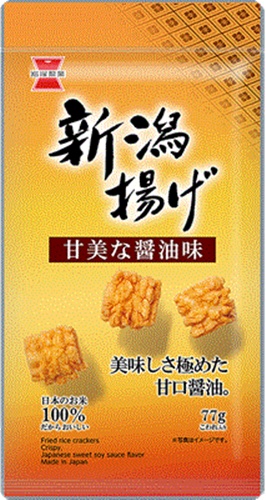 Iwatsuka Seika Niigata Fried Soy Sauce Flavor 77g [New Product Release on 3/17] Special Order Item [Purchase Quantity: 12]