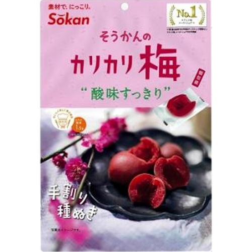 Soukan Crunchy Ume 60g 【New Product Released on 3/5】 Special Order Item 【Purchase Quantity 60 Units]