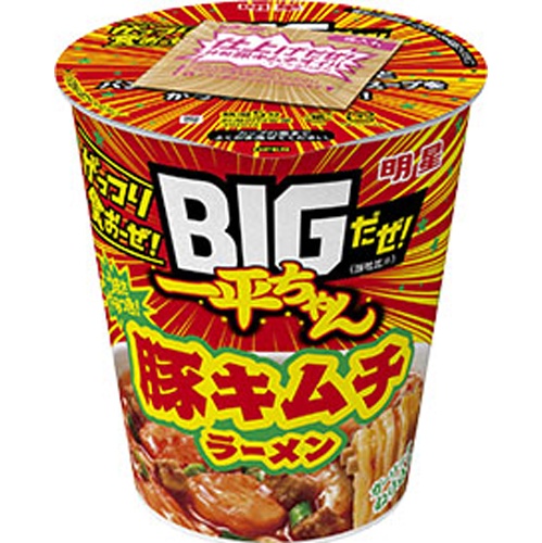 Myōjō BIG! Ippei-chan Pork Kimchi Ramen [New Product Released on 3/10]  [Purchase Quantity 12 Pieces]