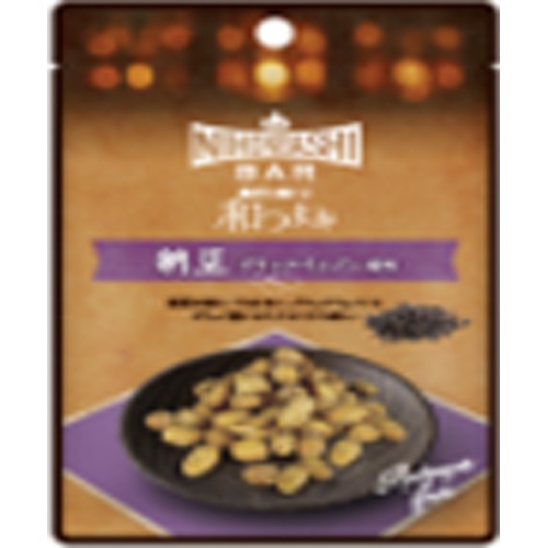 Nihonbashi Kabo Watsumami Dried Natto Black Pepper [New Product Released on 3/11] Special Order Item [Purchase Quantity: 12]