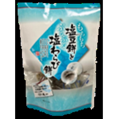 Nihonbashi Confectionery Salted Bean Rice Cake and Salted Warabi Mochi 178g [New Product Released on 3/11] Special Order Item [Purchase Quantity: 12]