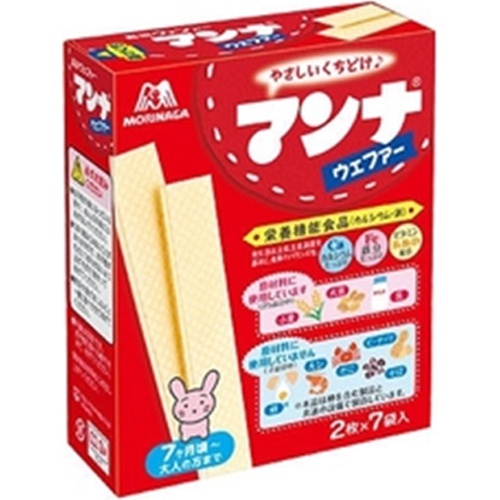 Morinaga Manna Wafer 14 Pieces 【Purchase Quantity 6 Packs}