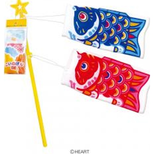 Heart Koinobori 【New Product Release on 3/17】【Limited Quantity】 【Purchase Quantity 12 Pieces]