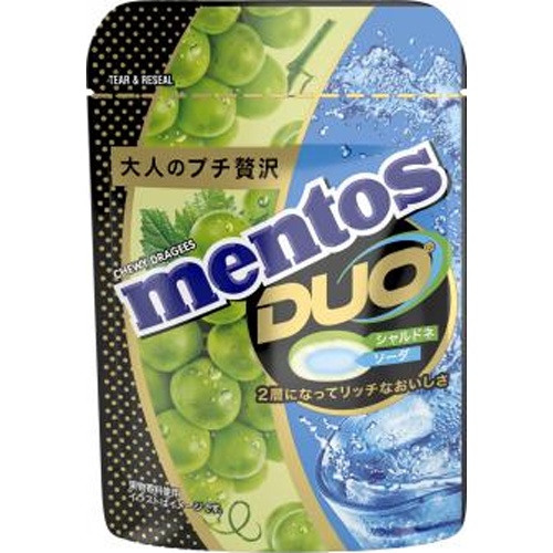 Mentos DUO Chardonnay Soda 【New Product Released on 3/17】 Special Order Item 【Purchase Quantity 160 Units]