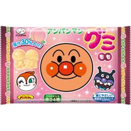 Fujiya Anpanman Gummies Peach 6 Pieces [New Product Released on 3/25]  [Purchase Limit 20 Units] [Limited Quantity]