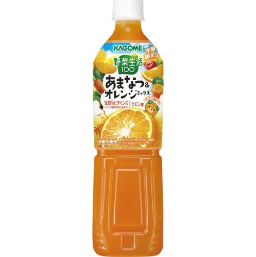 Kagome Vegetable Life Amatsu & Orange P 720ml [New Product Released on 4/1] [Purchase Quantity: 15]