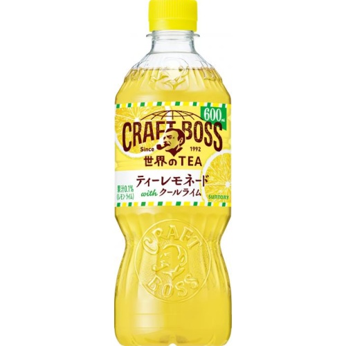 Craft Boss Tea Lemonade for Sale P600ml [New Product Released on 3/18] [This Month's Special Sale Beverage]  [Purchase Quantity 24 Units]