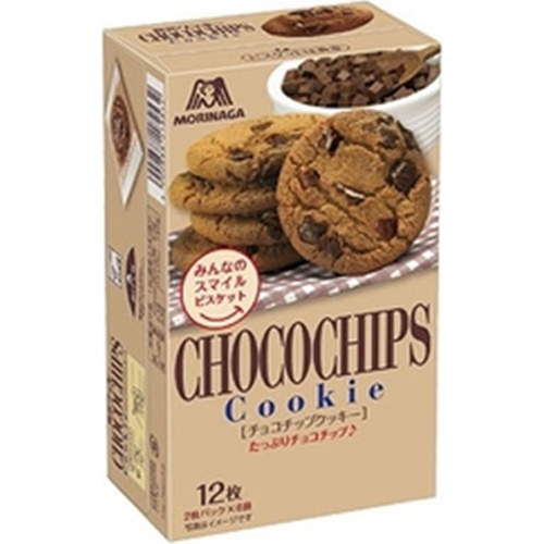 Morinaga Chocolate Chip Cookies 12 Pieces [This Month's Special Sweets] [Purchase Quantity 5]