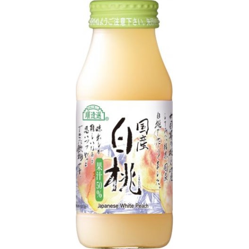 Shunzo Selection Domestic White Peach 180ml [New Product Released 3/22] Special Order 【Minimum Purchase 20 Units】