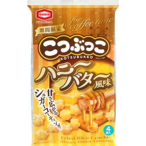 Kameda Kotsubukko Honey Butter Flavor 72g 【New Product Release on 3/24】 【Purchase Quantity 12 Units]