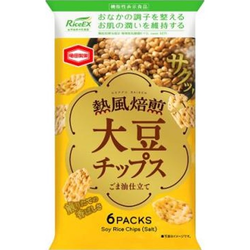 Kameda Hot Air Roasted Soybean Chips 54g [New Product Released on 3/24] [This Month's Special Sale Snacks] [Purchase Quantity 12]