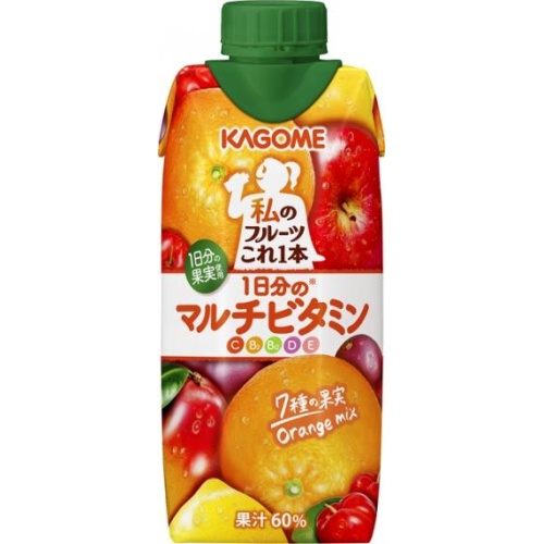 Kagome My Fruit This One Multi-Vitamin 330ml [New Product Released on 3/25] [Purchase Quantity: 12]