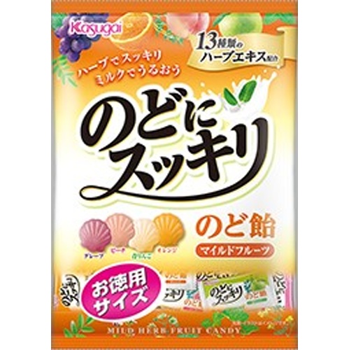Kasugai Seika Refreshing Mild Fruit Throat Candy 269g 【New Product Release 3/31】 Special Order Item 【Purchase Quantity 12 Packs