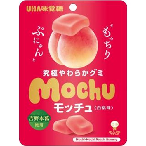UHA Mikakuto Mocchu White Peach Flavor 45g [New Product Released 3/31]  [Purchase Quantity 10 Pieces]