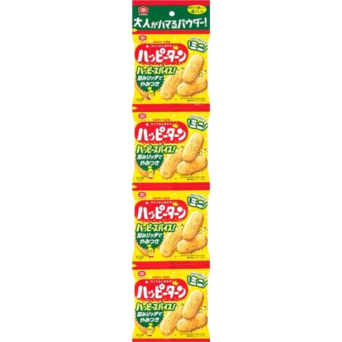 Kameda Happy Turn Mini Spice 4-Pack [New Product Release on 4/7]  [Purchase Quantity: 10]