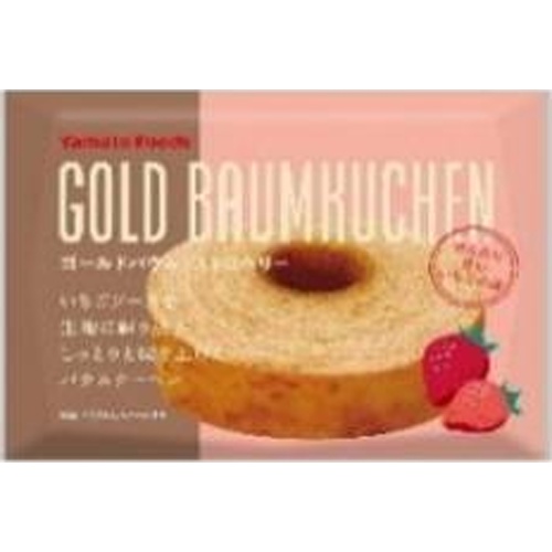 Yamato Gold Baum Strawberry 1 Piece [New Product Release on 3/28] Special Order Item [Purchase Quantity 80 Pieces]