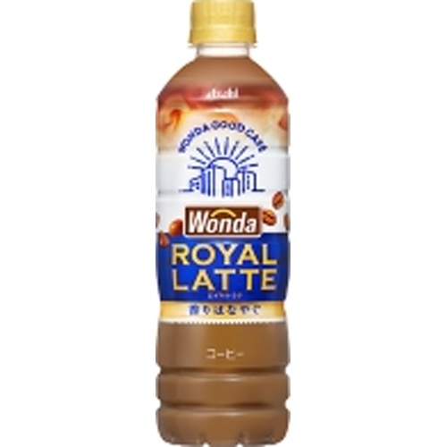 Wonda Royal Latte P500ml [New Product Released on 4/1] [This Month's Special Sale Beverage]  [Purchase Quantity: 24 Units]