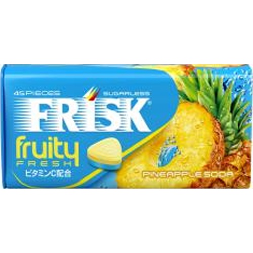 FRISK Fruity Fresh Pineapple 【New Product Release on 4/7】  【Purchase Quantity 9 Items]