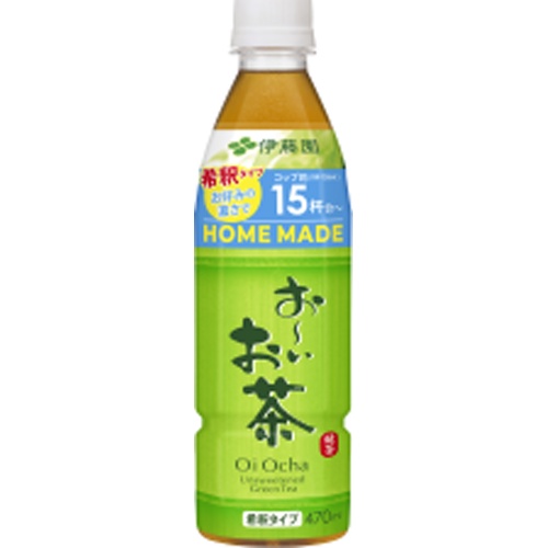 Ito En Oi Ocha HOME MADE Green Tea 470ml 【New Product Released on 4/7】 【This Month's Special Sale Beverage】 Special Order Item 【Purchase Quantity 24