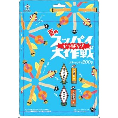 Wang Wang Japan Summer Sour【Plenty】Operation 200g 【New Product Released on 4/14】 Special Order Item 【Purchase Quantity 24 Units}