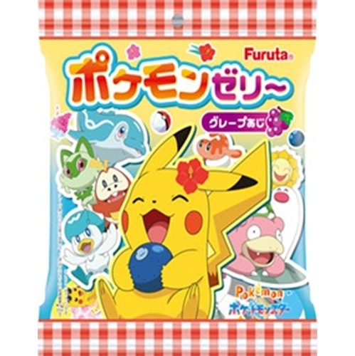 Furuta Pocket Monster Fruit Jelly 4 pcs [New Product Released on 3/10] Special Order Item [Purchase Quantity 24 pcs]