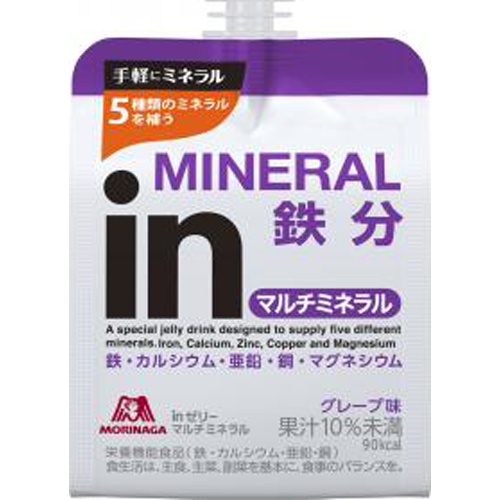 Morinaga in Jelly Multi Mineral 180g  【Purchase Quantity 6 pieces]