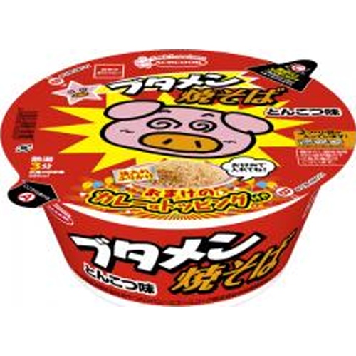 Ace Butamen Fried Noodles with Bonus Curry Flavor Topping [New Product Release on 4/21]  [Purchase Quantity: 12 Packs]