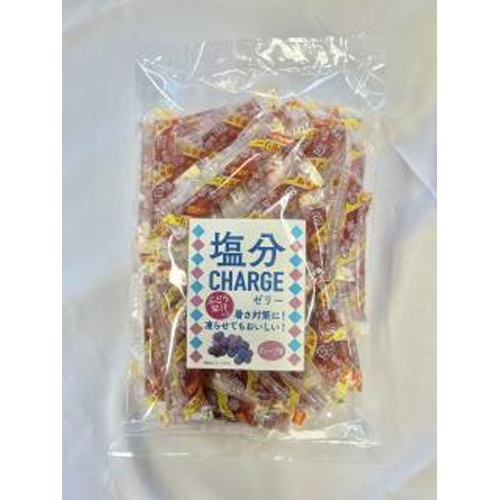 坂製菓 Salt Charge Jelly Grape 500g [New Product Released on 4/17] [Purchase Quantity 15]