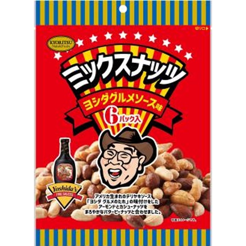 Kyowa Mixed Nuts Yoshida Sauce Flavor 6P [New Product Released 4/19]  Special Order Item [Purchase Quantity 24 Pieces]