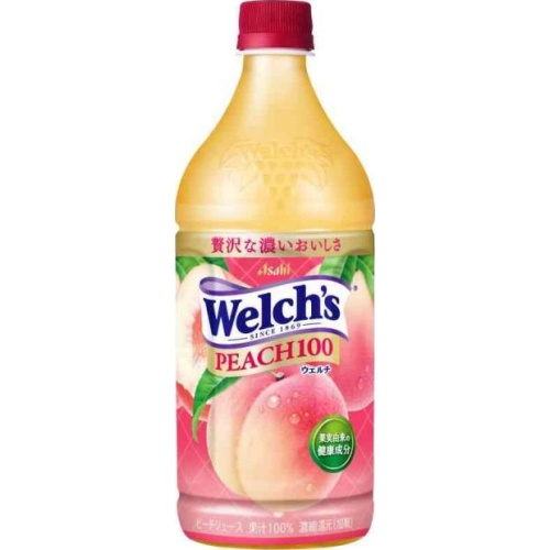 Welch's Peach 100 P 800g [New Product Released on 4/22] Special Order Item [Purchase Quantity: 24]