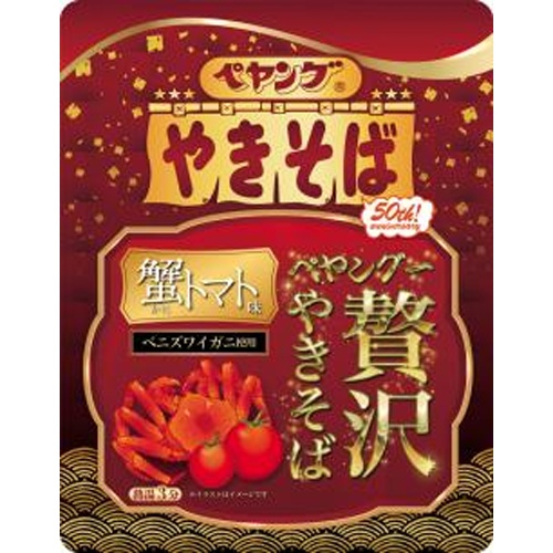 Peyoung Luxury Yakisoba Crab Tomato Flavor [New Product Released 4/21]  Mail Order Item [Purchase Quantity: 36 pieces]