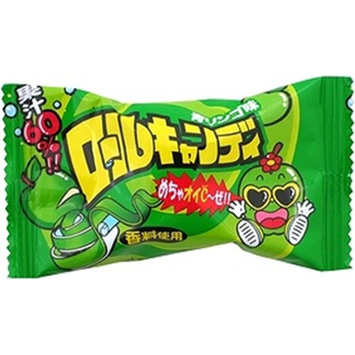Yaokin Roll Candy Green Apple Flavor 20g [Sales Restricted Item]  [Purchase Quantity 24 Pieces]
