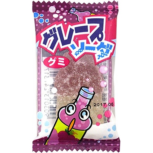 Yaokin Grape Soda Gummy 10g  【Purchase Quantity 30 Pieces】