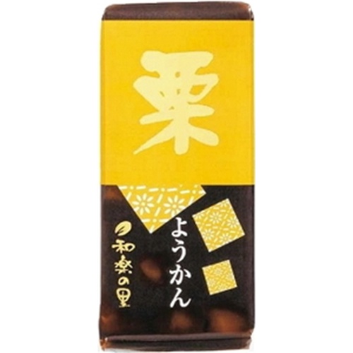 Komeya Waraku no Sato Mini Yokan Chestnut 58g [This Month's Special Sale Confectionery] [Purchase Quantity 10 Pieces]