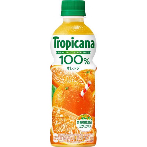 Tropicana 100% Orange P 330ml 【This Month's Special Beverage】  【Purchase Quantity 24 Units]