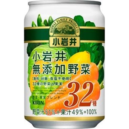 Koiwai No Additive 32 Types of Vegetables and Fruits Can 280g [This Month's Special Sale Beverage]