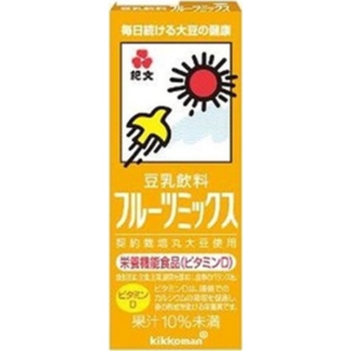 Kikkoman Soy F Soy Milk Drink F Mix Paper 200ml  [Purchase Quantity: 18 pieces]