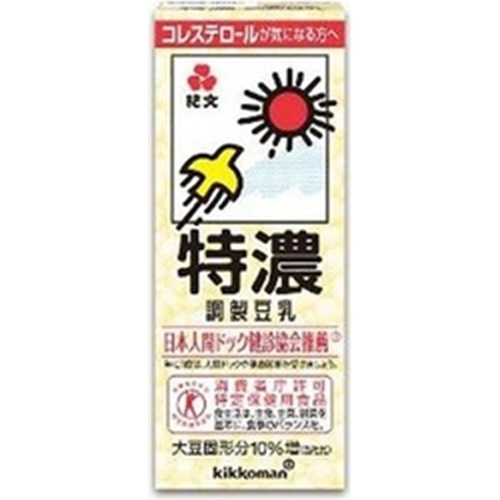 Kikkoman Soy F Extra Rich Adjusted Soy Milk Paper 200ml  【Purchase Quantity 18 Units】
