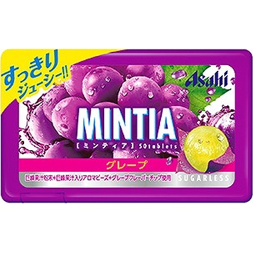 Asahi Group Foods Mintia Grape 50 Tablets Special Order Item 【Purchase Quantity 10 Units】