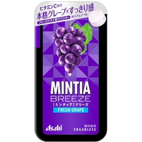 Asahi Group Foods Mintia Breeze Fresh Grape  [Purchase Quantity: 8 Pieces]