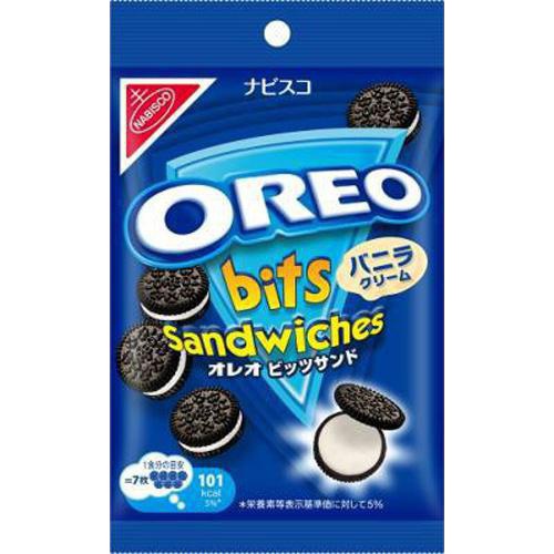 Nabisco Oreo Bits Sandwich Vanilla 65g 【Purchase Quantity 10 Packs】