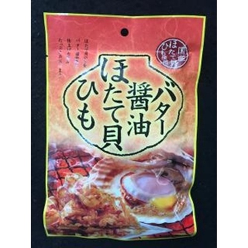 Kujii Foods Butter Soy Sauce Scallop Himo 22g  [Purchase Quantity 10 Pieces]