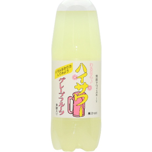 Hakusui Company High Sour 1L G Grapefruit Special Order Item [Purchase Quantity 15]