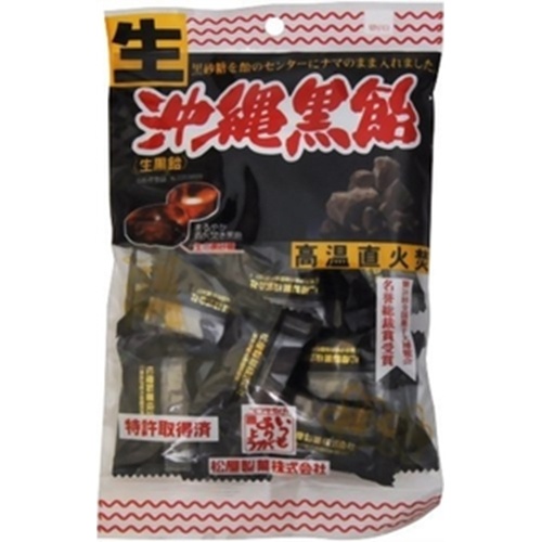 Matsuya (Raw) Okinawa Black Sugar Candy 130g  [Purchase Quantity: 10 Pieces]