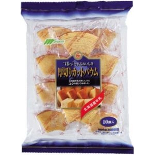 Marukin Thick Cut Baumkuchen 10 Pieces Special Order Item [Purchase Quantity 9 Pieces]