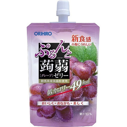 Orihiro Prandue Konjac Jelly Grape Standing  [Purchase Quantity: 8]