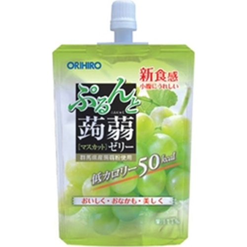 Orihiro Plandeu Konjac Jelly Muscat Standing  【Purchase Quantity 8 Pieces】